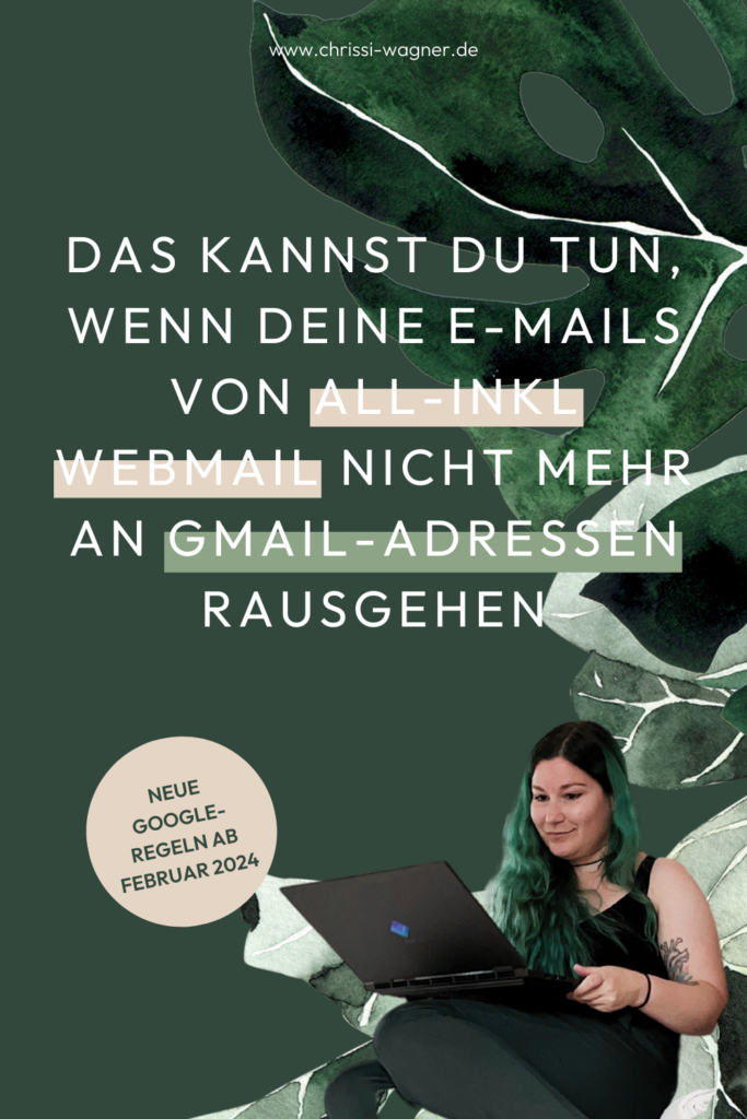 Das kannst du tun, wenn deine E-Mails von all-inkl webmail nicht mehr an Gmail-Adressen rausgehen Pin