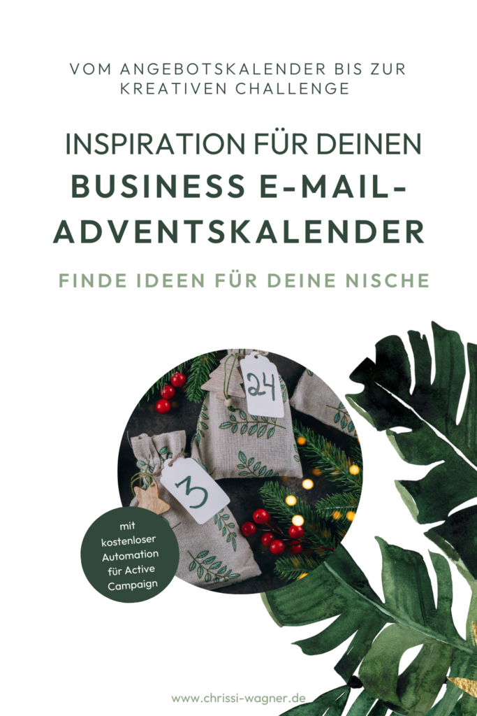 Brauchst du Ideen, wie du deinen E-Mail-Adventskalender füllst? Hier sind 20+ kreative Vorschläge, wie du deinen für deinen Online-Adventskalender befüllen kannst!