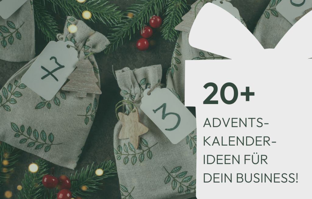 Online-Adventskalender befüllen