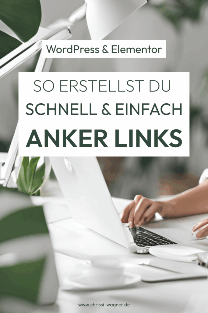 Anker Links machen deine WordPress-Seite nutzerfreundlicher und helfen bei der Navigation! In diesem Schritt-für-Schritt Guide zeige ich dir, wie du sie in Elementor und WordPress anlegst. 