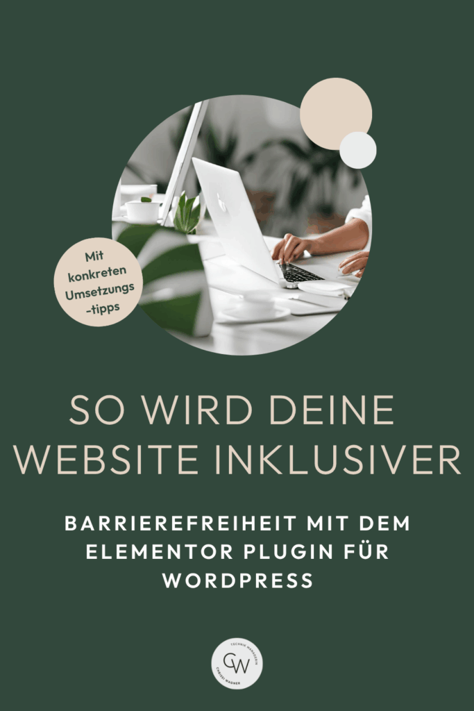 Mehr Barrierefreiheit mit Elementor? Yes please! 🧑🏻‍💻 Diese 7 einfachen Einstellungen machen deine Website inklusiver – auch ohne Elementor Pro.