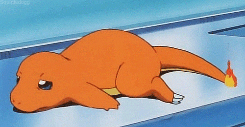 Glumanda tired GIF