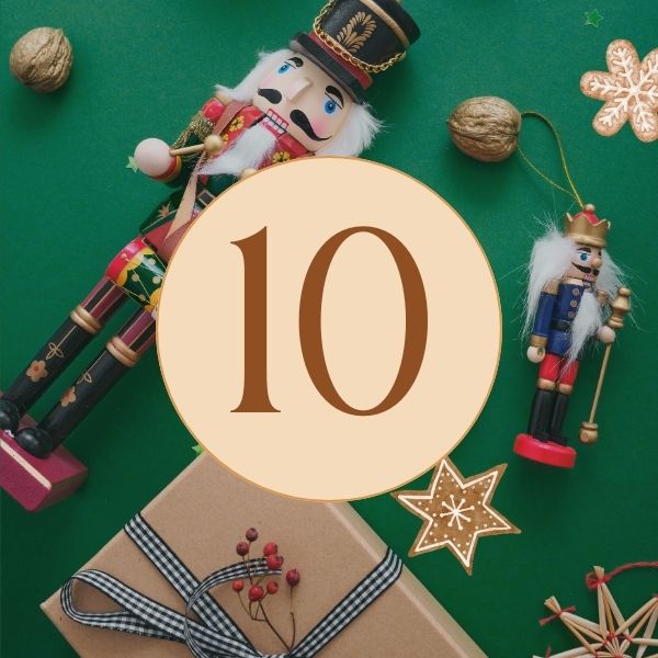 Adventskalender-Template für Elementor: Grafik Türchen 10