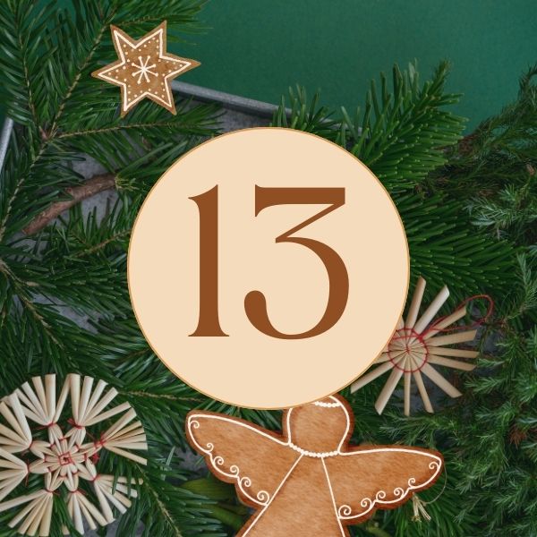 Adventskalender-Template für Elementor: Grafik Türchen 13