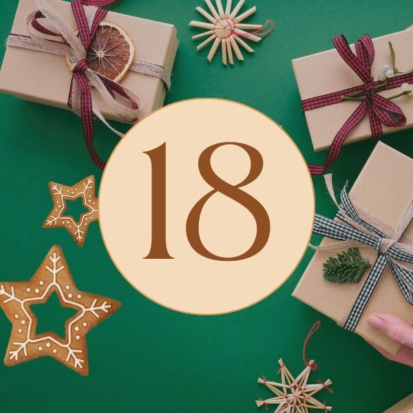 Adventskalender-Template für Elementor: Grafik Türchen 18