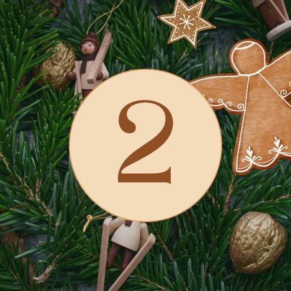 Adventskalender-Template für Elementor: Grafik Türchen 2