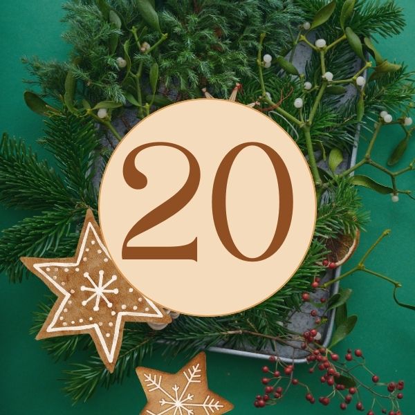 Adventskalender-Template für Elementor: Grafik Türchen 20