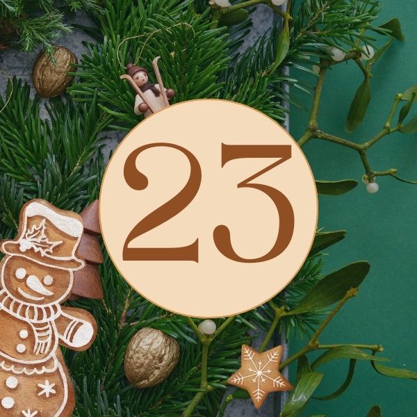 Adventskalender-Template für Elementor: Grafik Türchen 23