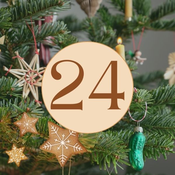 Adventskalender-Template für Elementor: Grafik Türchen 24