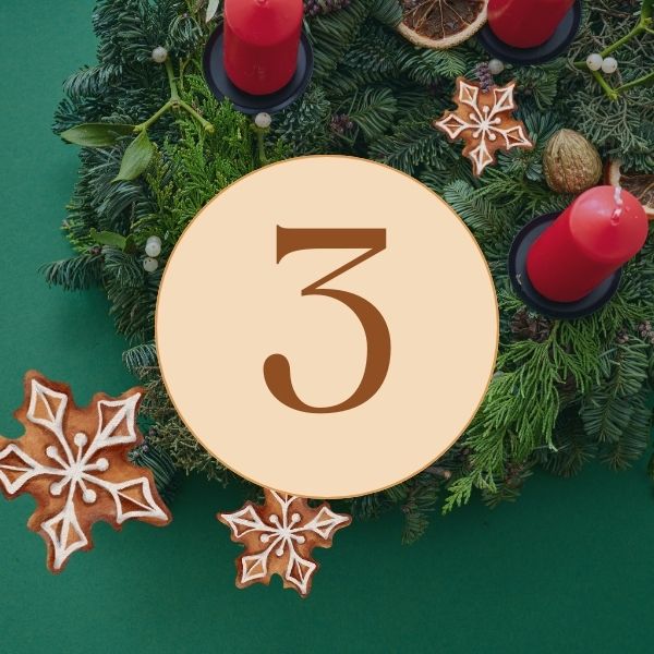 Adventskalender-Template für Elementor: Grafik Türchen 3