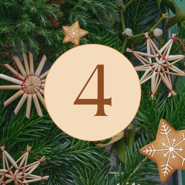 Adventskalender-Template für Elementor: Grafik Türchen 4