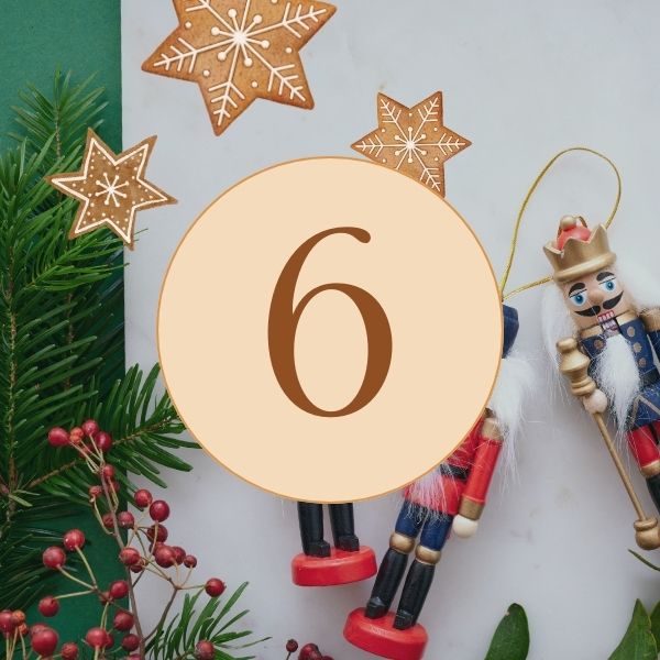 Adventskalender-Template für Elementor: Grafik Türchen 6