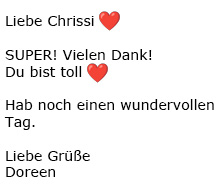 Testimonial WordPress-Elementor-Support | Chrissi Wagner