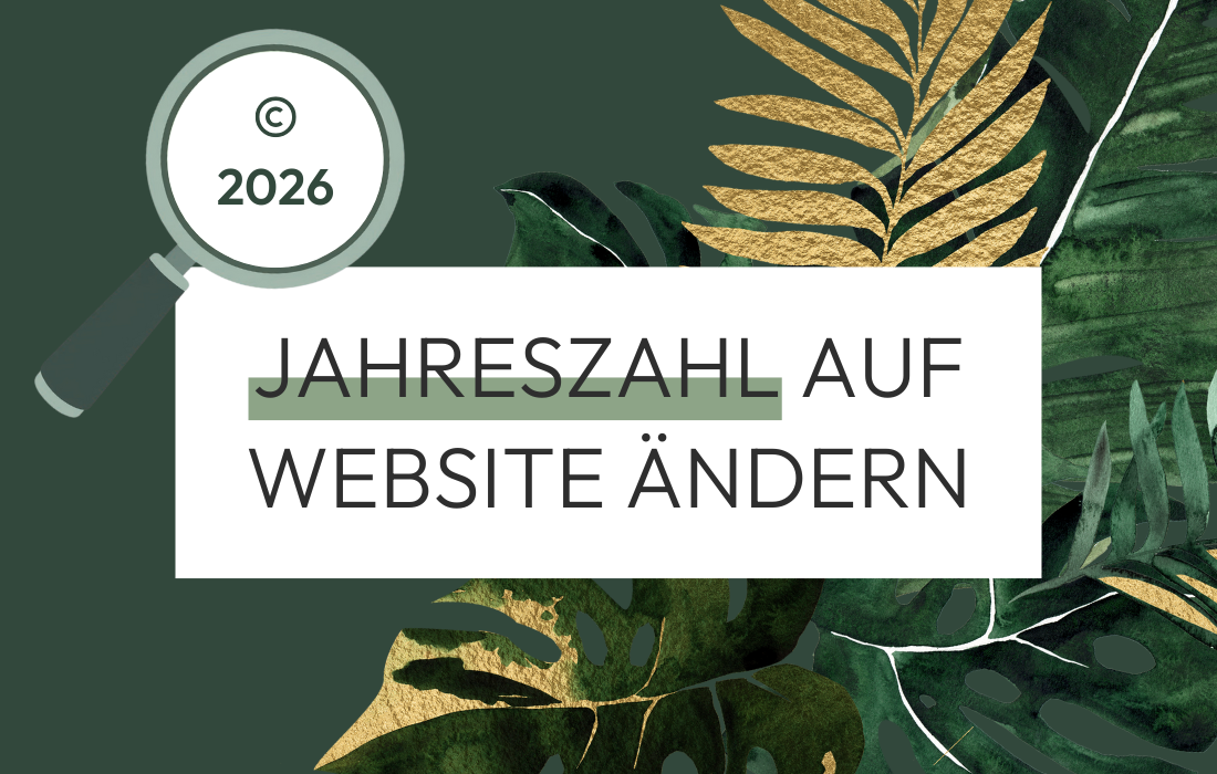2 Wege, um die Jahreszahl auf deiner Website bei WordPress automatisch aktualisieren zu lassen