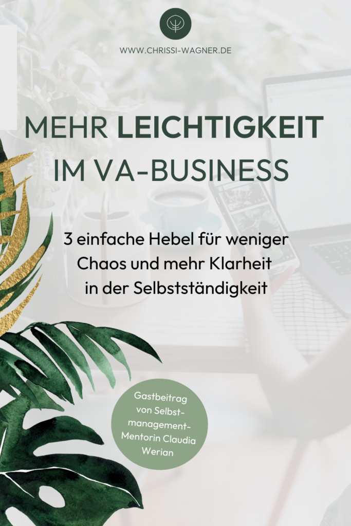 Wie bekommst du mehr Struktur als VA? Dieser Beitrag zeigt dir einfache Strategien für mehr Leichtigkeit im Business.