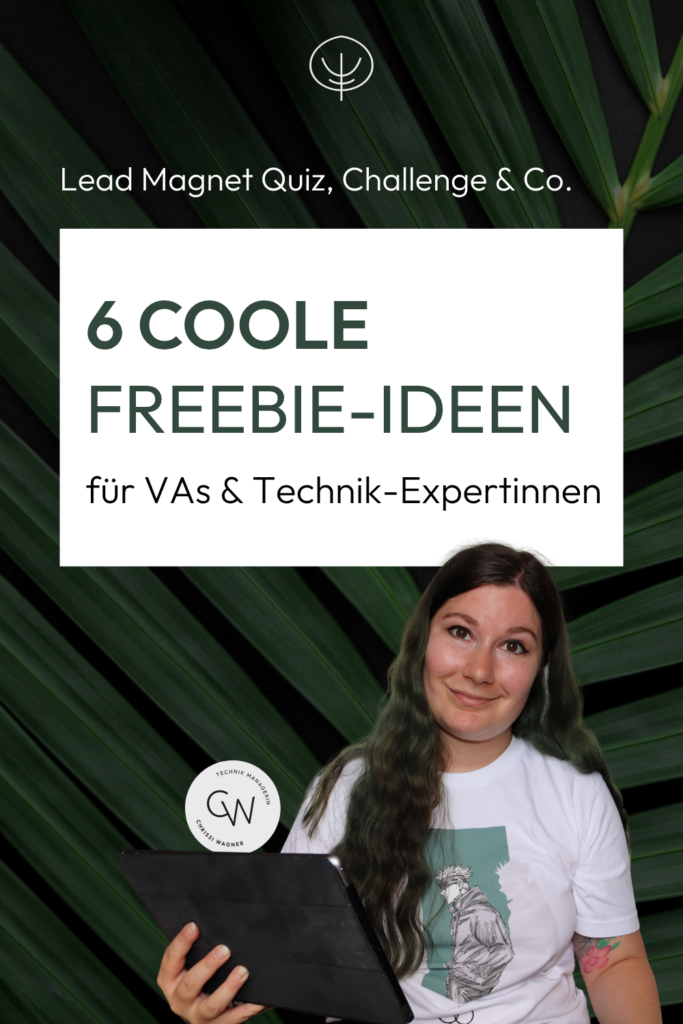 Freebie-Ideen für Virtuelle Assistentinnen, die aus der Masse herausstechen wollen - von Quiz bis Mini-Challenge, hier ist für jede was dabei, direkt zum Blogpost! #FreebieIdeen #VABusiness